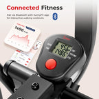 Sunny Health & Fitness Manual Air Walker Elliptical �?30�?Stride, Low Impact, Lightweight, Quiet with Free SunnyFit App