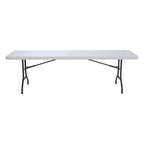 Lifetime 8-Foot Commercial Grade Folding Table, White Granite (22980)
