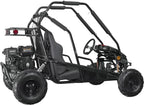 Coleman Powersports GK200 196cc Gas Powered Go-Kart, Two-Seater Off-Road Vehicle Up to 23 MPH, Rugged Suspension, Pull-Start Engine, Ages 13+, Red