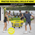 GoSports Pickle 360 Game Set - Pickleball Meets Roundnet - Outdoor Lawn, Beach Paddle Ball Game