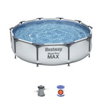 Bestway Steel Pro MAX 10' x 30" Above Ground Pool Set Round