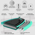 Arlopu Portable 10' Inflatable Stand Up Paddle Board with Aluminum Paddle, Leash, Hand Pump & Backpack for Youth Adult