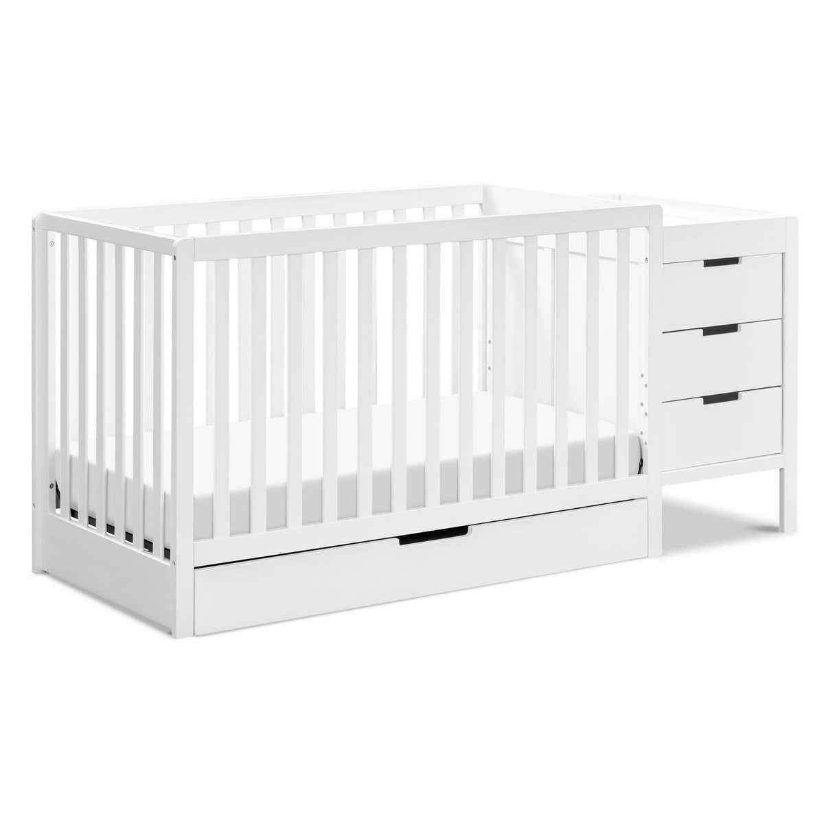 Carter-s by DaVinci Colby 4-in-1 Convertible Crib &amp; Changer Combo in White