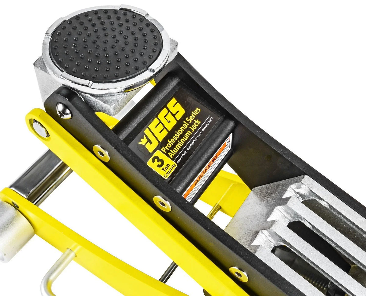 JEGS 80077 Professional Low-Profile Aluminum Floor Jack 3-Ton Low-Profile: 3 1/2