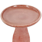 Sunnydaze Freestanding Ceramic Outdoor Bird Bath, Glazed, UV-Resistant Galaxy Blue Finish