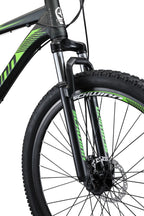 29-in. Boundary Mens Mountain Bike, Black and Green