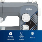 Brother LX3817- Beginner Sewing Machine, 17 Stiches