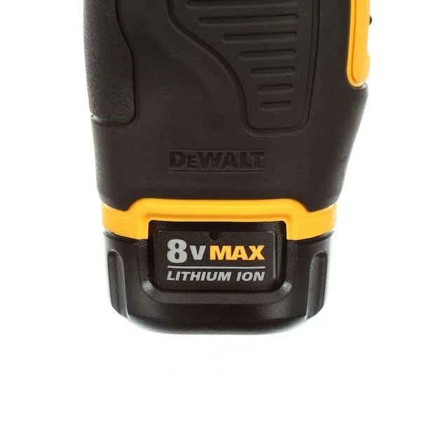 8V MAX Cordless Gyroscopic Screwdriver with Adjustable Handle, (2) 1.0Ah Batteries, Charger, and Bag
