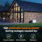 Generac Guardian 14kW Push Button Start House Generator, CO Shut-Off