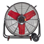 Hyper Tough 24" 2-Speed Metal High Velocity Tiltable Drum Fan