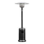 Costway 50000 BTU Propane Patio Heater Standing Steel with Wheels Grey