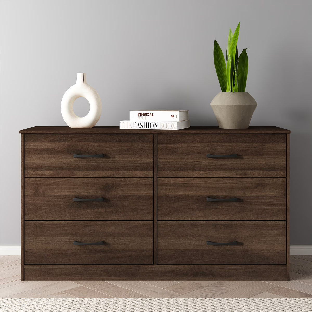 Mainstays Ardent 6 Drawer Dresser, White