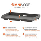 Blackstone 4-Burner 36" Griddle Cooking Station with Hard Cover