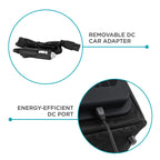 Ivation Portable Electric Cooler Bag | 15L Soft Sided Thermoelectric Travel Cooler with Shoulder Strap, Storage Pocket & DC 12V Plug in for Car, Truck & RV Camping