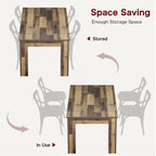 Dining Table for 4-6,63-inch Dining Tables for 4,Farmhouse Kitchen Table with Large Tabletop,Rectangular Dining Room Table,Kitchen Dining Table Dinner Table for Kitchen,Living Room��Only table��