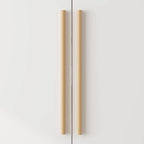 FUFU&GAGA Wardrobe Armoire Wooden Closet Cabinet 6 Storage Cube and Hanging Rod White