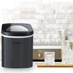 Frigidaire Portable Self Cleaning Ice Maker, Black Stainless Steel, (EFIC117-Ssblack_Sc)