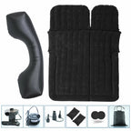 Auto Car Air Mattress Travel Bed PVC Flocking Inflatable Camping Bed with 2 Pillows