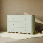 Storkcraft Casablanca 6 Drawer Nursery Dresser, Sage