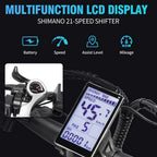 Dual Motor PEAK 3000W Electric Bike for Adults,31mph 48V 23Ah Electric Bicycle,26" Fat Tire Mountain Bike UL2849