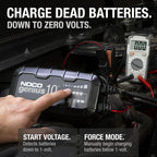 NOCO GENIUS10: 10A 6V/12V Smart Battery Charger, Maintainer and Desulfator