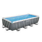 Bestway 24' x 12' x 52" Rectangular Frame Above Ground Swimming Pool Set