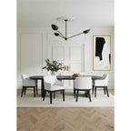 Gansevoort Modern Faux Leather Dining Armchair