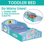 Bluey 3-Piece Toddler Bedroom Set by Delta Children, Blue
