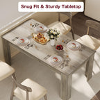 Dining Table for 4-6,63-inch Dining Tables for 4,Farmhouse Kitchen Table with Large Tabletop,Rectangular Dining Room Table,Kitchen Dining Table Dinner Table for Kitchen,Living Room��Only table��