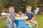 Little Tikes Easy Store Kids Durable Picnic Table with Umbrella, Indoor Outdoor, Ages 2+