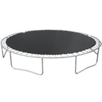 14FT Outdoor Trampoline with Safety Enclosure, Steel Tube Frame, Ladder & Secure Net - Heavy Duty, Blue