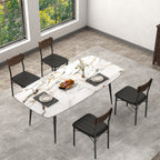 Anyact 42 Inch Rustic Round Dining Table, Circle Dining Table for Dining Room, Home(Only Table)