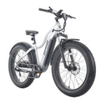 GOTRAX Tundra Electric Bike for Adults, 750W 48V 26" x 4" Fat Tire Adult Dirt Electric Bicycle, 20MPH All Terrain Electric Mountain Bike, Step over, Silver
