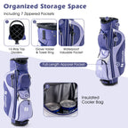 Ultimate Women’s Complete Golf Club Set Golf Club Package Set w/ Rain Hood, Right Hand Purple