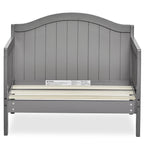 Dream On Me Portland 3 in 1 convertible Toddler Bed, Steel Grey