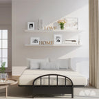 Milliard Memory Foam Futon Mattress - Full Size (Frame Not Included) (Black), 71"52"x6"