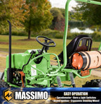Massimo Mini Tractor 110cc 2WD Gas Go Kart �C Kids & Youth Ride-On Utility Vehicle �C Green