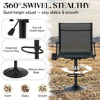Danrelax 360�� Silent Camo Hunting Blind Chair, Armrests, Side Pouch, Telescopic Legs