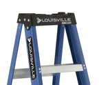 Louisville Ladder 6 ' Fiberglass Step, 10' Reach, 225-lb, Load Capacity, W-3217-06