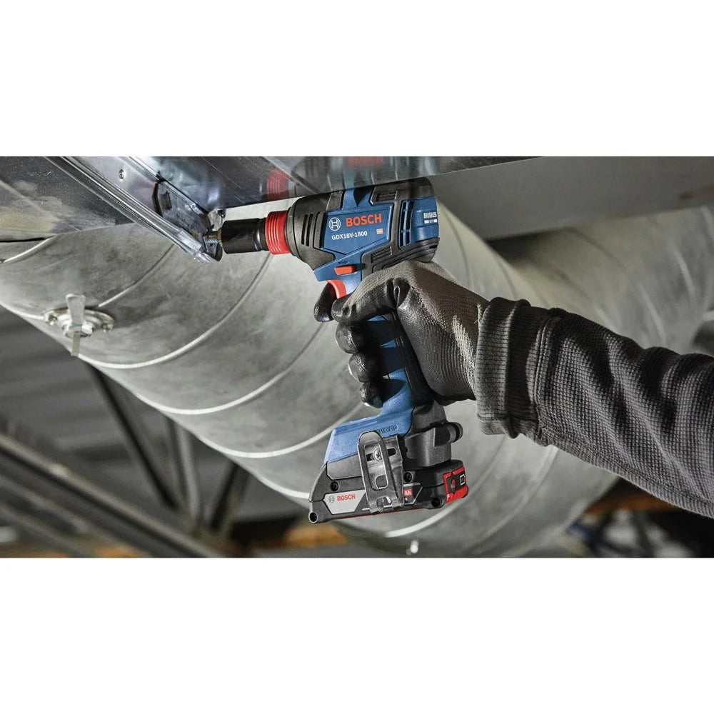 Restored Premium Bosch GXL18V-497B23-RT 18V Brushless Lithium-Ion Cordless 4-Tool Combo Kit with (1) 4 Ah and (1) 2 Ah Batteries (Refurbished)