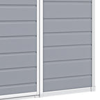 Uforic Resin Outdoor Storage Shed, 5x3 FT with Floor All-Weather Resin Storage Shed with Lockable Door & Window, Waterproof