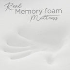 Milliard Memory Foam Futon Mattress - Full Size (Frame Not Included) (Black), 71"52"x6"