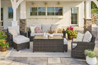 Better Homes & Gardens Rockport Outdoor Wicker Sofa, Brown
