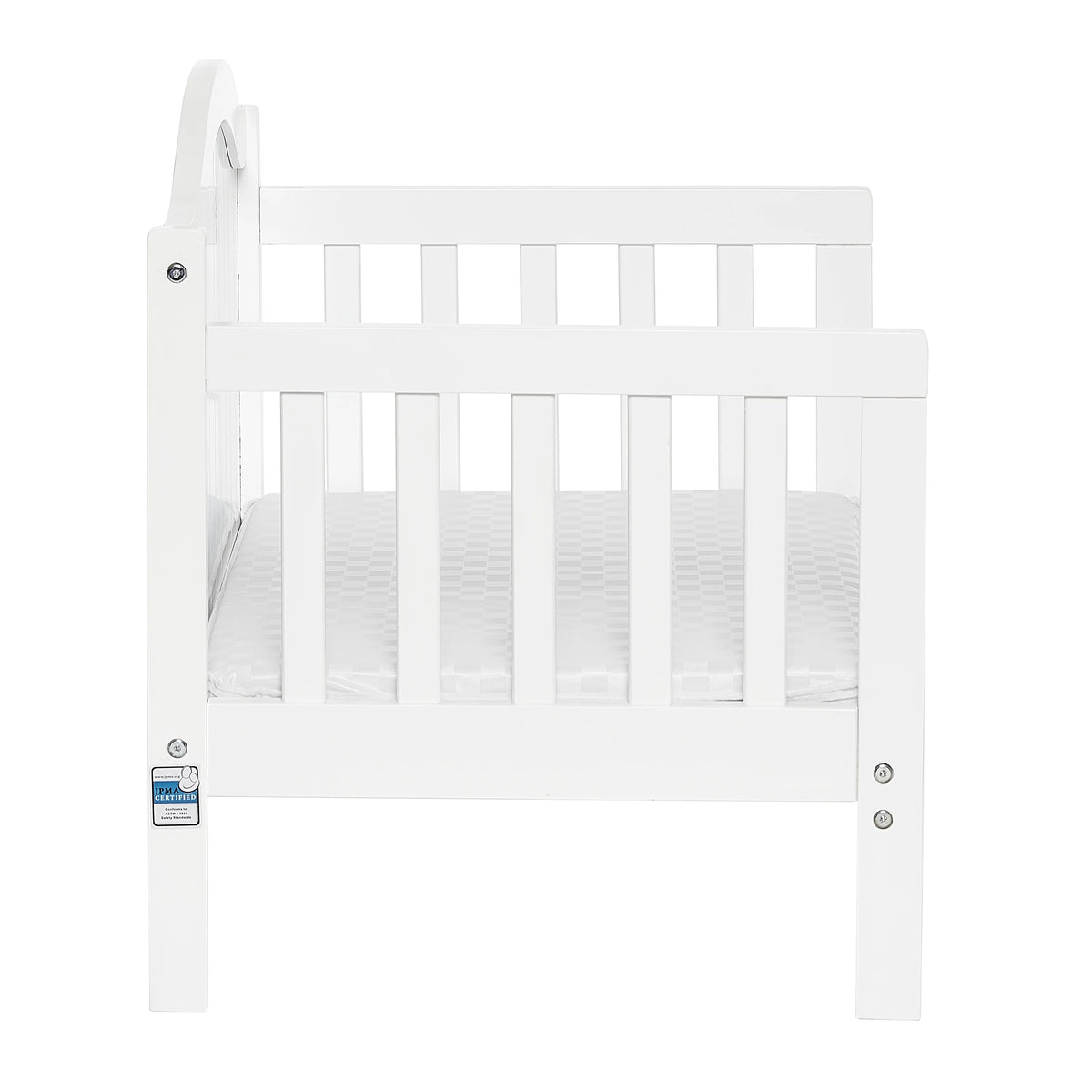 Dream On Me Portland 3 in 1 convertible Toddler Bed, Steel Grey