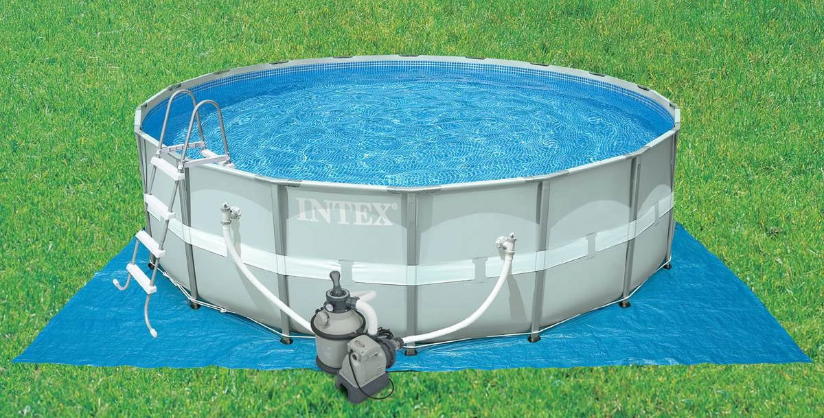 Intex 1200 GPH Krystal Clear Above Ground Pool Sand Filter Pump Set | 28643EG