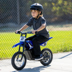 Razor Dirt Rocket MX125 Electric-Powered Dirt Bike - Black with Decal Included, for Child 5+