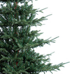 OasisCraft 6.5ft Pre-lit Snow Flocked Artificial Christmas Tree PVC Branches, 400 Clear Lights, Metal Stand | Realistic Full Shape for Home, Office, Holiday Decoration