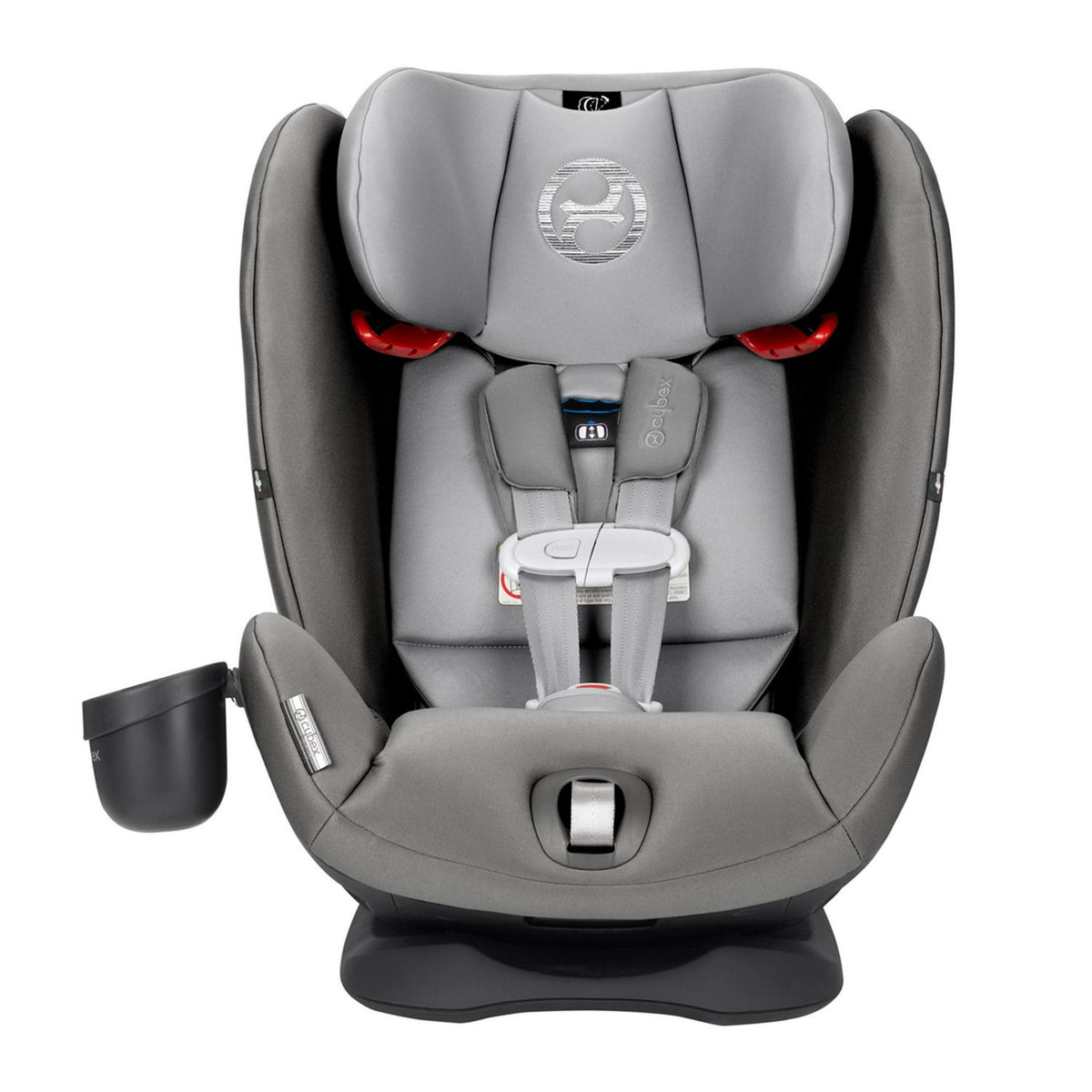 Cybex Eternis S. All-in-One Convertible Car Seat. 12-Position Height-Adjustable Reclining Headrest. Side Impact Protection. Manhattan Grey. 120 lb (Non- Sensorsafe)