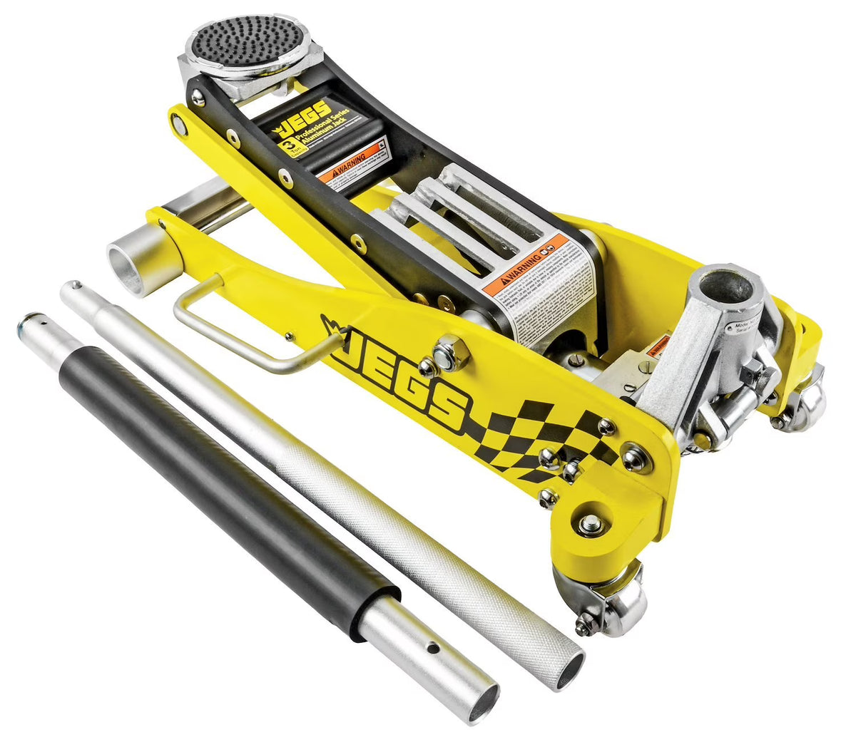 JEGS 80077 Professional Low-Profile Aluminum Floor Jack 3-Ton Low-Profile: 3 1/2