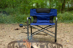 Ozark Trail Camping Director Chair XXL, Blue, Adult, 10lbs